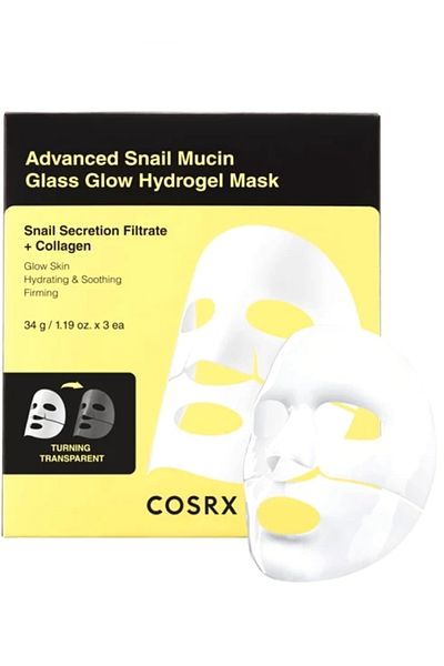 Cosrx COSRX Advanced Snail Mucin Glow Glass Hydrogel Mask 3 Masks