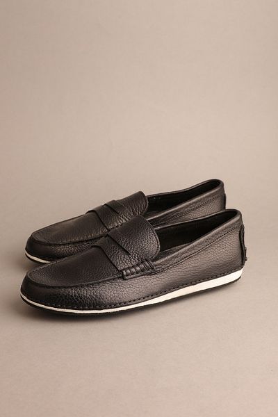 Gondol Loafer clasic pentru bărbați din piele naturală negru 40 ttx.20160