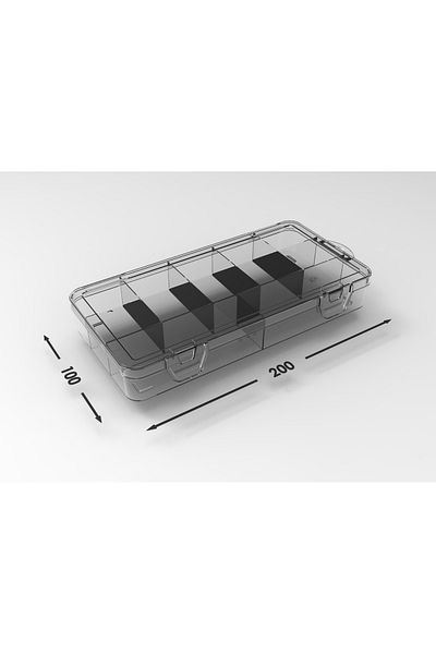 Ayshe Home Concept 2' Piece Hmu-004 12 Compartments Covered Jewelry-Buckle-Accessories-Hardware-Nails-Screw Organizer Organizer