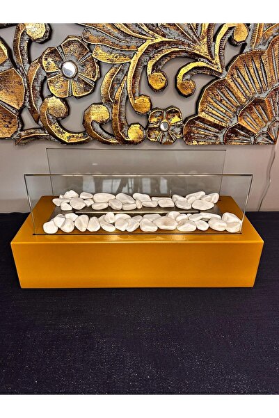 Home Ramazan Ayına Özel Masa Üstü Şömine Gold