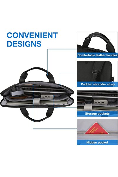 BAGSMART 15.6 Inch Laptop Case for Business Travel