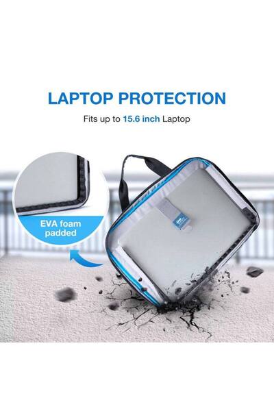 BAGSMART Falco Laptop Bag - Black 15.6"