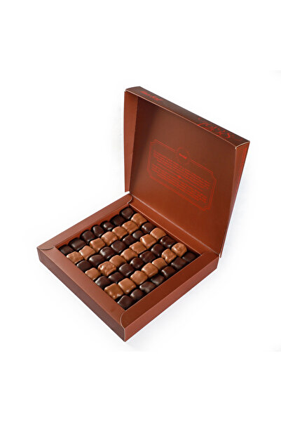 Hacı Şerif Sütlü-bitter Çikolata Kaplı Lokum (470 G)- Renkli Kutu