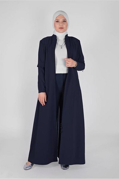 Alvina Κεντημένο με χάντρες Judge Collar Coat - 10368