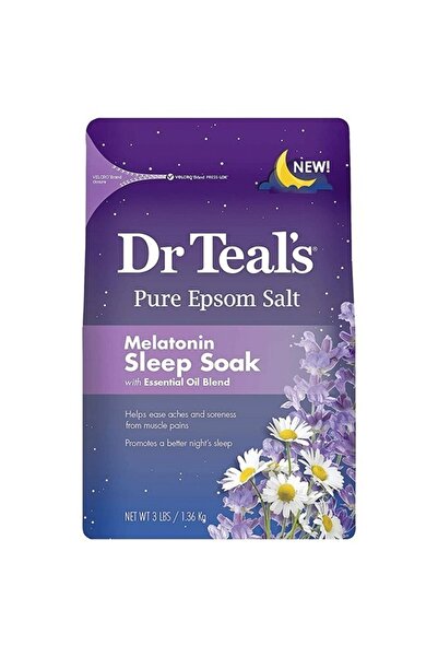 Dr Teals ملح استحمام إبسوم من دكتور تيلز - ميلاتونين، 1.36 كجم