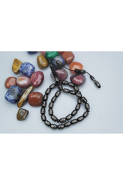 Skygo Aries Head Model Rosary Oltu Stone