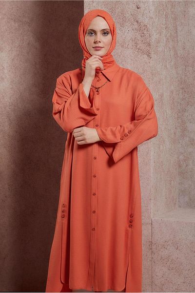 Alvina Viscose Tunic 44420 - Ψηλό και άνετο σχέδιο