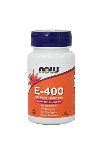 Now كبسولات فودز إي-400 وحدة دولية، 50 كبسولة