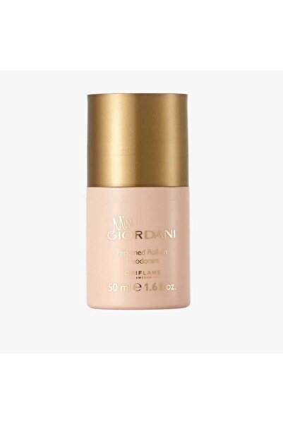 Oriflame Set Ea Miss Giordani (eau de parfum, roll-on deodorant), Badge, Bag (red rose+holder)