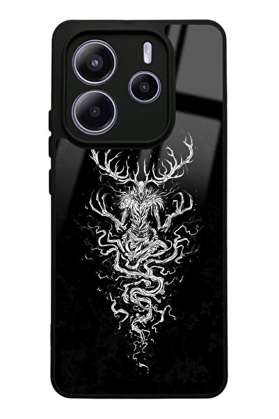 Spoyi Xiaomi Redmi Note 14 5G Witcher 3 Deer Tasarımlı Glossy Telefon Kılıfı