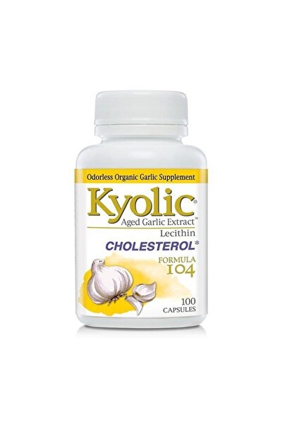 Kyolic مستخلص الثوم القديم تركيبة 104 للكوليسترول، 100 كبسولة