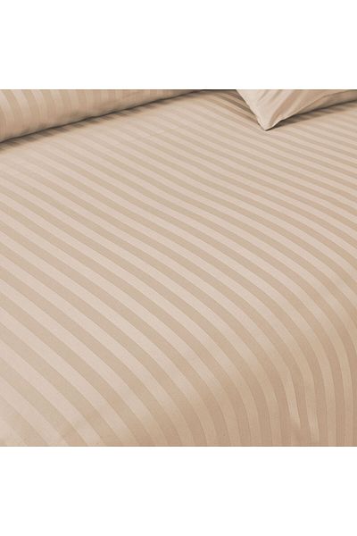 Alhabib bedding Single and a half beige cotton hotel bedspread, 250 stitches, 5 pieces