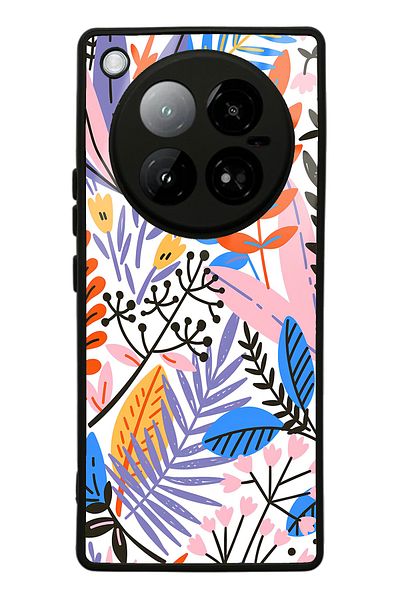 Spoyi Infinix Zero 40 4g Glossy Phone Case with Nude Leaf Design