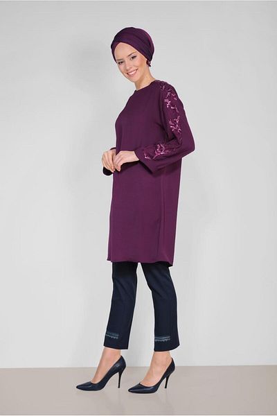 Alvina Tunic with Pul Painted Sleeves 4432