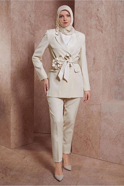 Alvina BIRCH BRAŞLED PANT SET 30435