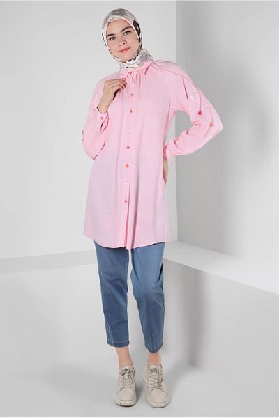 Alvina TASSEL DETAIL BUTTONED TUNIC 43913