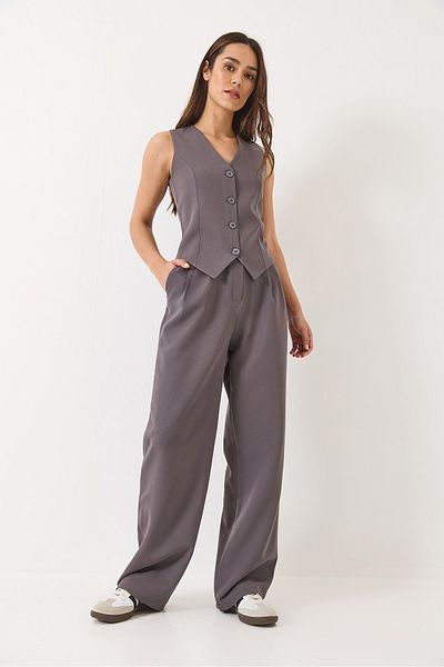 Bianco Lucci Női Palazzo Pants Vest alsó-felső öltöny 60331 60271041