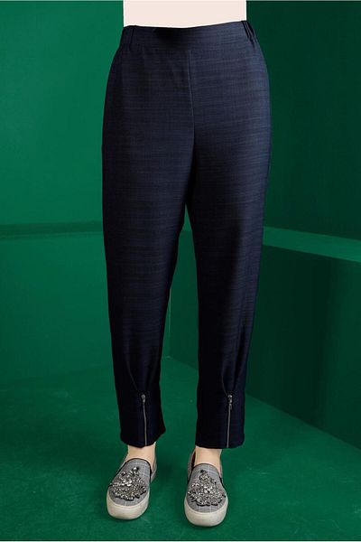 Alvina ZIPPER DETAILED TROUSERS 70438