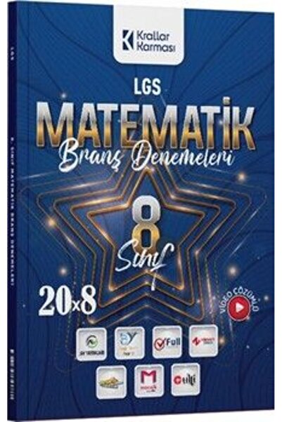 Krallar Karması Krallar Karması 8. Sınıf LGS Matematik 20 x 8 Branş Denemeleri