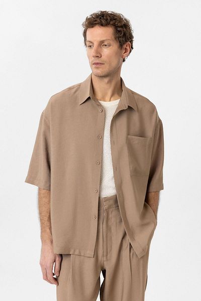 Antioch Mink Relaxed Short Sleeve Men's Shirt