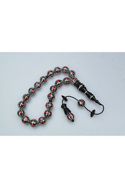 Skygo 100 Micron Oltu Stone - Watermelon Slice Rosary