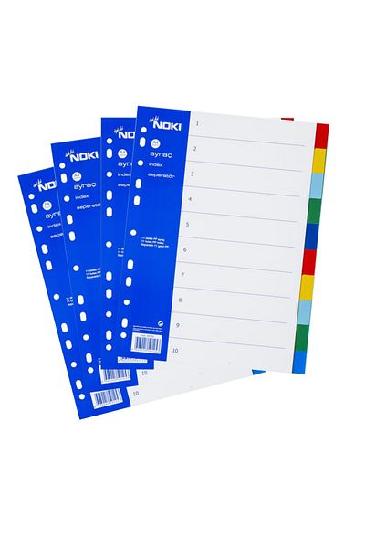 Noki 20 Pieces 2X5 Color Bookmark Separator