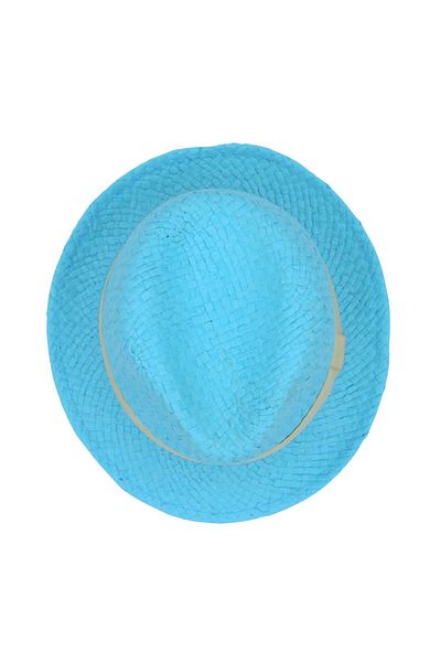 BM GİFT DESİGN Pălărie de plajă bărbați bleu cu bandă