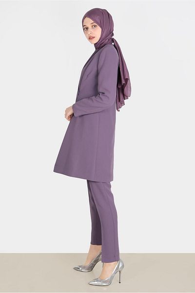 Alvina Triple Stone Embroidery Trousers Set - 30258