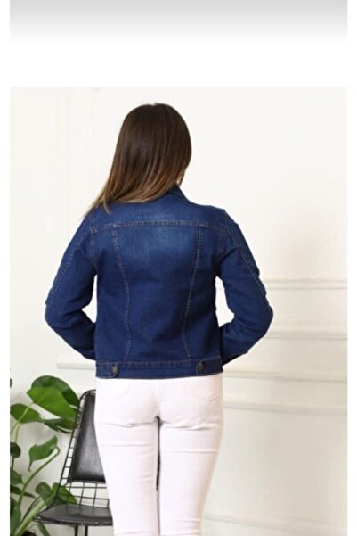 Moda Boliw Jachetă scurtă albastru închis 1