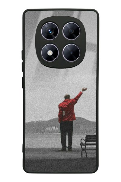 Spoyi حافظة هاتف لامعة بتصميم إسماعيل بيه لهاتف Xiaomi Redmi Note 14 Pro 4G