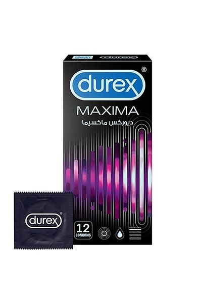 Durex Maxima Extra Thin Condoms, 12 Pieces