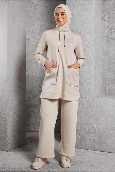 Alvina Pocket Detail Tracksuit Tunic 45266