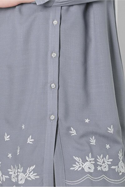 Alvina NAKIŞ DETAYLI DÜĞMELİ TUNİK 43807