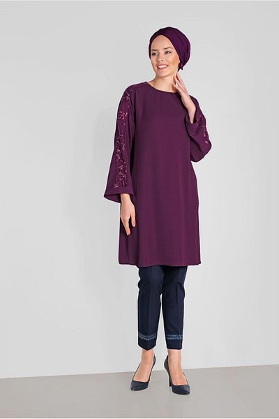 Alvina Tunic with Pul Painted Sleeves 4432