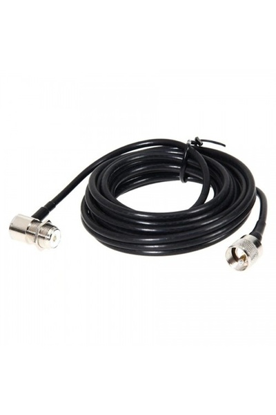 TKSTAR Kalitesi ile 5mt PL259 UHF SO-239 Konnektörlü RG58 Telsiz Anten Mobil/...