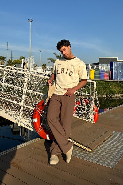 Flaw Wear Bel Lastikli Rahat Keten Pantolon