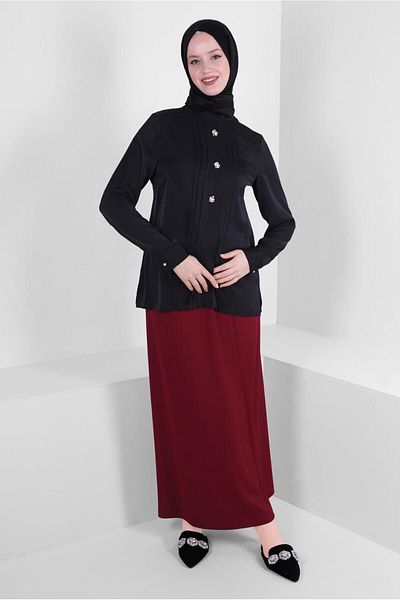 Alvina ELASTIC BELI STRAIGHT CUT SKIRT 60401