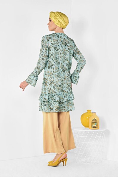 Alvina TUNICA CU FUSTA SI MANECI CU Volane 4971