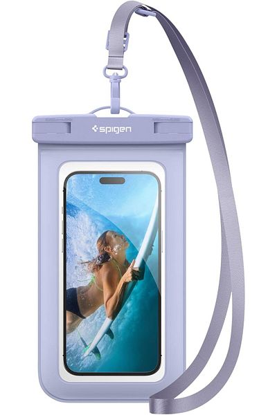 Spigen Universal Waterproof Phone case [1 Pack] IPX8 Pouch A601 - Aqua Blue