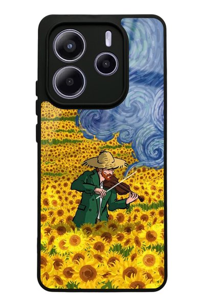 Spoyi Xiaomi Redmi Note 14 5g Violinist Design Glossy Phone Case