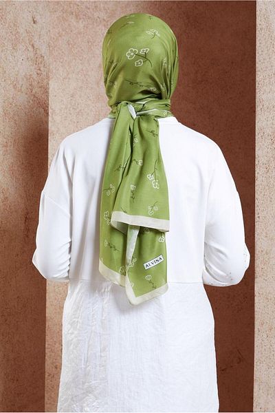 Alvina ALVINA 7469 Model Şal cu Motiv Floral