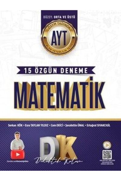 Didaktik Kalem Yayınları Didaktik Kalem AYT Matematik 15 Deneme