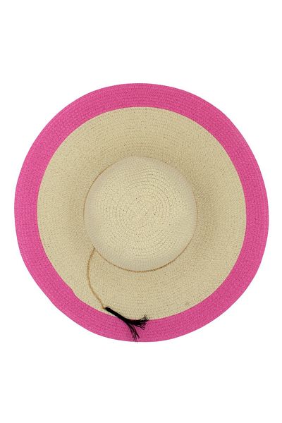 BM GİFT DESİGN Women's beach hat nature gold chain