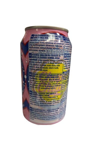 Chupa Chups Sparkling Cherry Bubble Gum Flavour - Kiraz ve Sakız Aromalı Gazlı İçecek 345 Ml