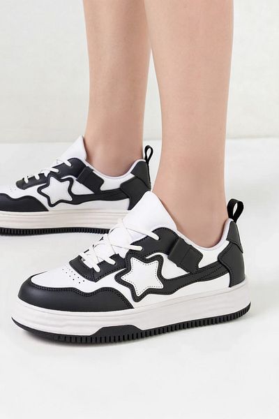 Getcho Pantofi sport de damă Belyan alb-negru