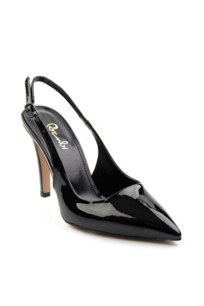 Bambi Siyah Kadın Klasik Topuklu Ayakkabı K01231437808