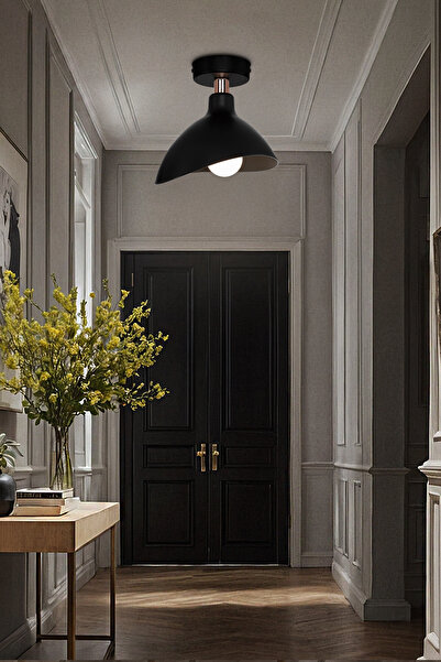 lumenistanbul ESTA TEKLİ PLAFONYER AVİZE SİYAH