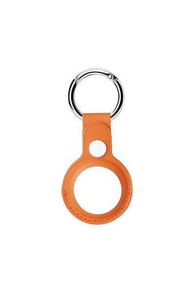 Choice A3 Leather Keychain for Apple Airtags Case Protective Cover Bumper Shell Tracker Accessories Anti-sc