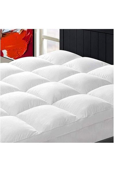 smart home Luxury Mattress Topper, Hotel Mattress Topper Height 200x140X14 cm Made of 100% Super Soft
