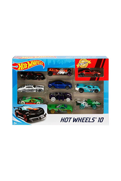 HOT WHEELS 54886 مجموعة سيارات هوت ويلز 10 قطع - تشكيلة متنوعة